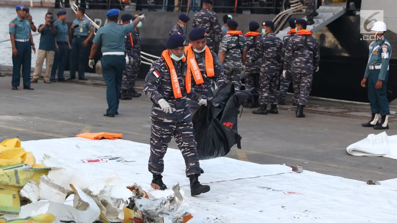 Tim SAR Kembali Temukan Potongan Tubuh Korban dan Puing Lion Air JT 610