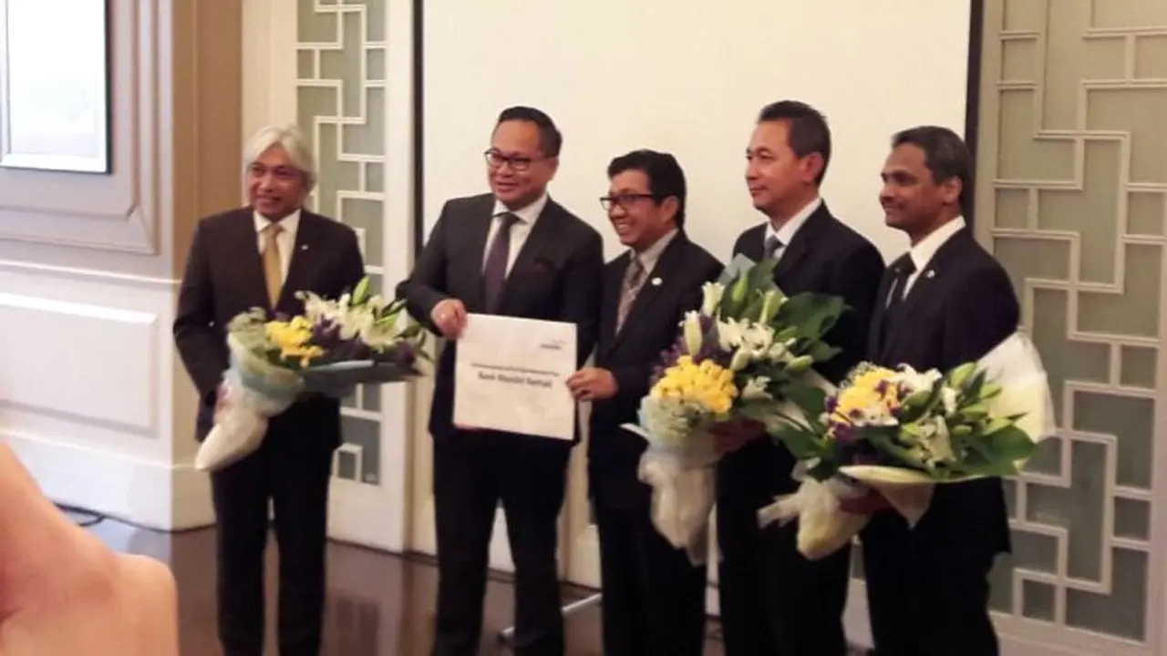 PT Bank Mandiri Tbk mengumumkan rencana pendirian kantor cabang penuh, Bank Mandiri Berhad, di Malaysia. (Foto: Bank Mandiri)