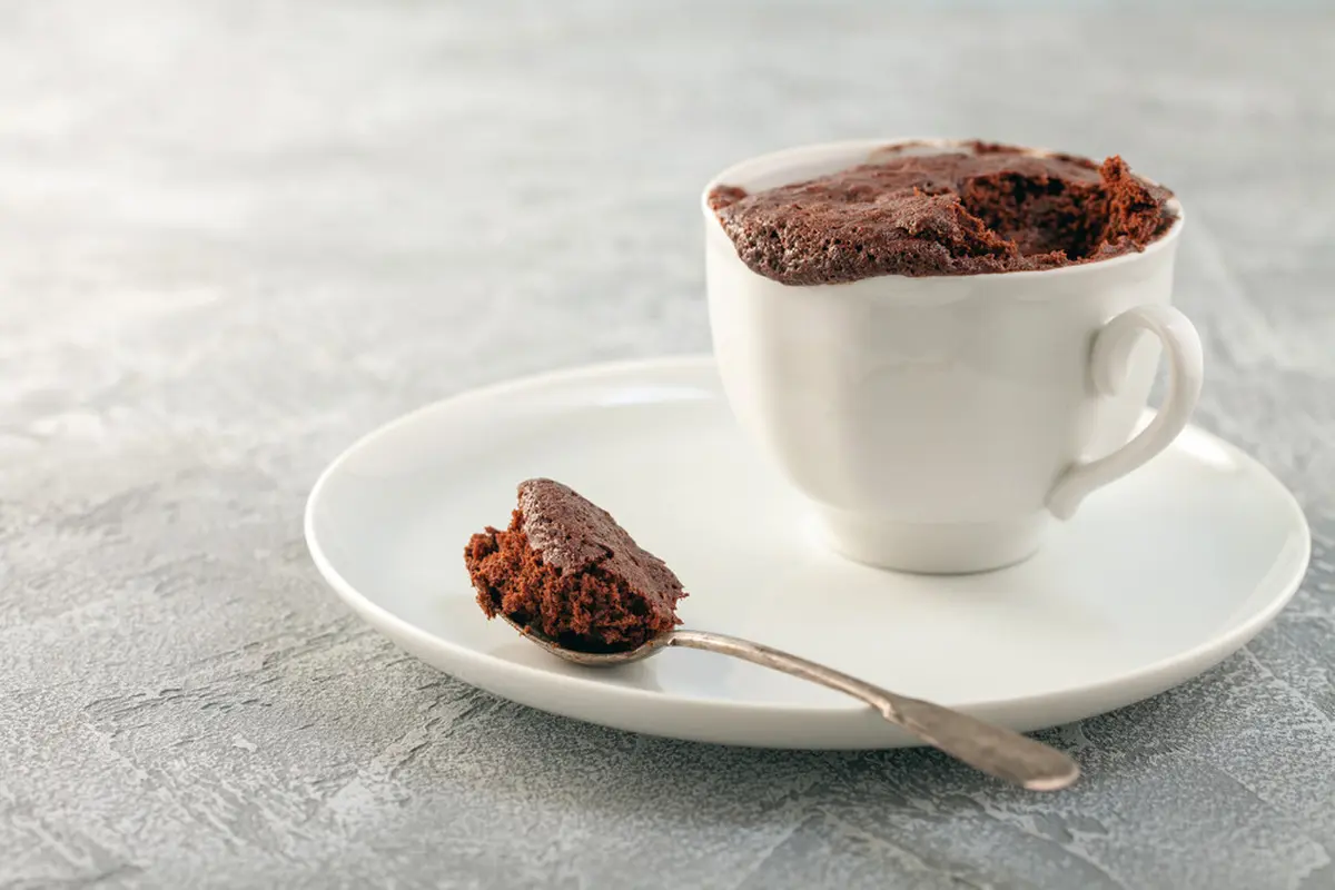 Chocolate Peanut Butter Mug Cake