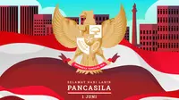 Ilustrasi Ucapan Selamat Hari Lahir Pancasila (Photo created by freepik on www.freepik.com)