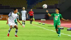 PSS Sleman berhasil meneruskan catatan kemenangan di BRI Liga 1 2021/2022 usai unggul 3-2 atas Persikabo 1973. (Bola.com/Nandang Permana)