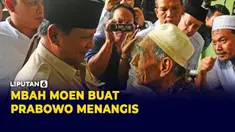 Datangi Kamar Mbah Moen, Prabowo Menangis