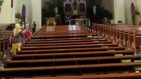 Gereja Katedral Santo Petrus ternyata bukan gereja katolik pertama di Bandung. (Liputan6.com/Huyogo Simbolon)