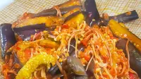 Resep sambal terong jamur enoki. (dok. Cookpad @cook_14211809)