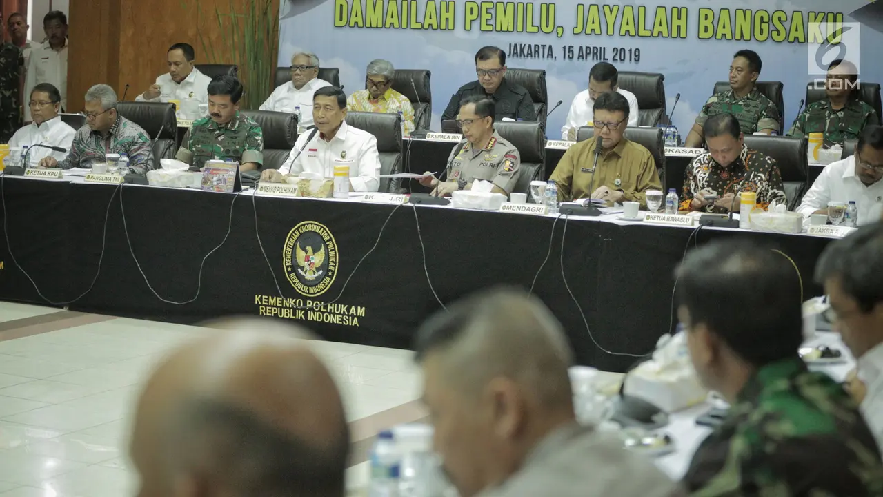 Rapat Kesiapan Akhir Pengamanan Pemilu 2019