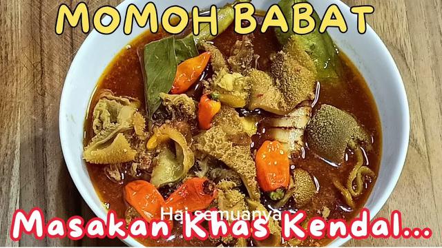 Makanan Khas Kendal Momoh