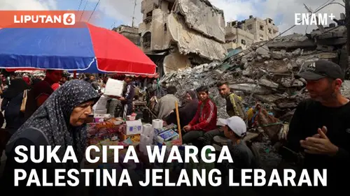 VIDEO: Warga Palestina di Deir Al-Balah Berbelanja Jelang Idul Fitri di Tengah Perang