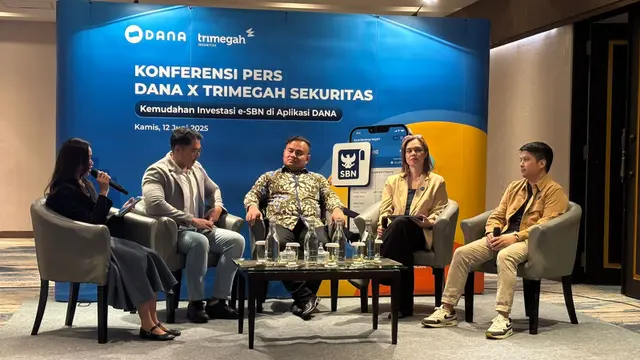 Konferensi pers Dana X Trimegah Sekuritas, Kamis (12/6/2025). (Foto: Liputan6.com/Tira Santia)