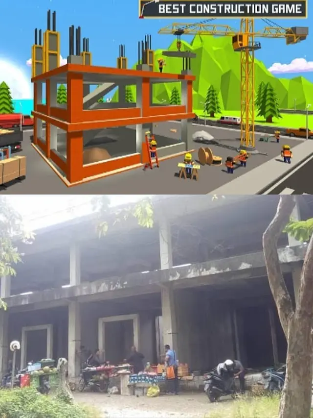6 Potret Cocoklogi Bangunan Nyata dengan Game Ini Mirip Banget