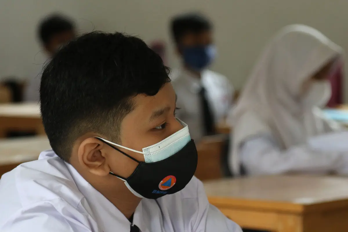 FOTO: Pemberlakuan Pembelajaran Tatap Muka Terbatas di Depok