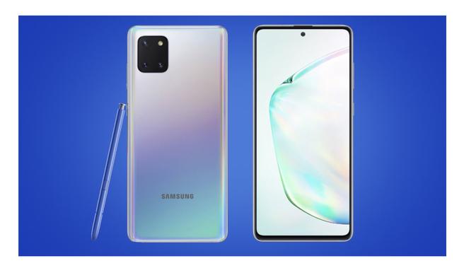 Penampakan Galaxy Note 10 Lite (Foto: Samsung/ TechRadar)