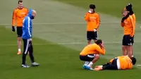 Aksi Jahil Pepe dan Marcelo Sukses Buat Zidane Panik