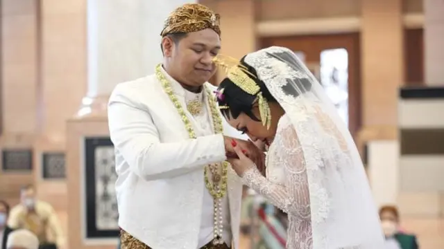 Nabila Gomes resmi menikah dengan Muhammad Reza (Liputan6.com/Budi Santoso)