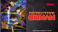 Episode baru serial Detective Conan sudah tayang di aplikasi Vidio. (Dok. Vidio)