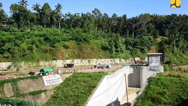 Bendungan Meninting yang berada di Desa Bukit Tinggi, Kecamatan Lingsar, Kabupaten Lombok Barat, Nusa Tenggara Barat (NTB). (Foto: Kementerian PUPR)