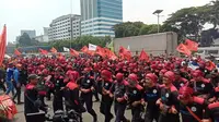 Aksi Unjuk Rasa di Depan Gedung DPR, Partai Buruh Tolak Keras RUU Kesehatan/Istimewa.