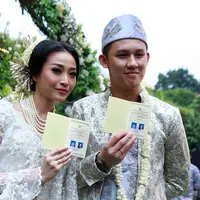 Pernikahan Rinni Wulandari - Jevin Julian (Deki Prayoga/bintang.com)