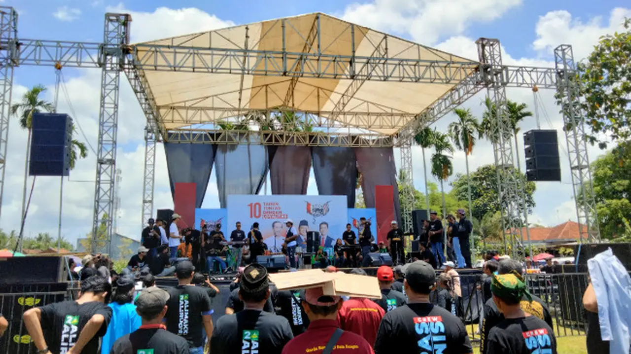 Doa Bersama Hingga Makan Tumpeng, Cara Relawan Rejo Semut Sambut Pemimpin Baru