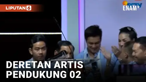 VIDEO: Deretan Artis dan Influencer yang Datang Dukung Prabowo-Gibran di Debat Capres 2024