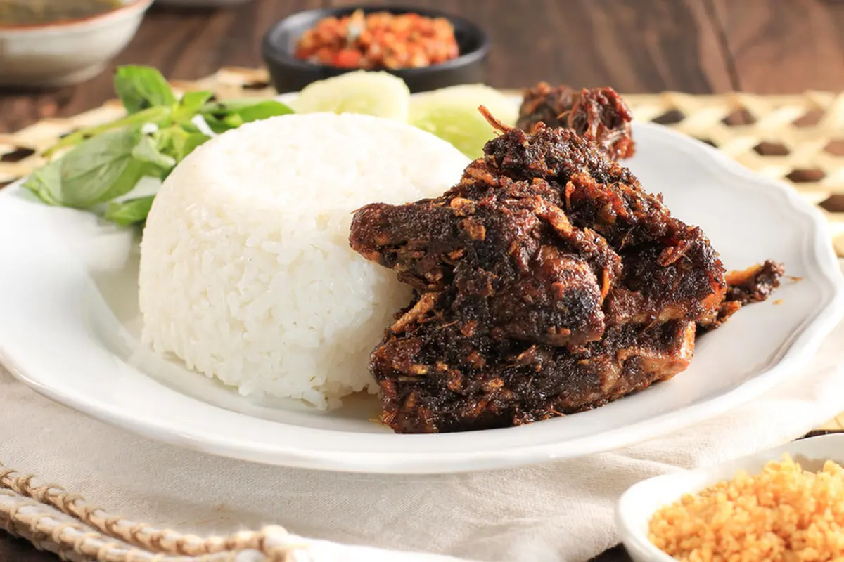 resep bebek madura sambal hitam