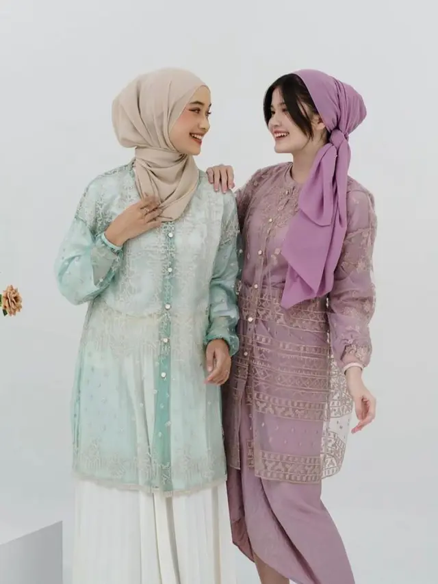 Baju lebaran wanita Gauri Tunik (Sumber: Instagram/faithijab)