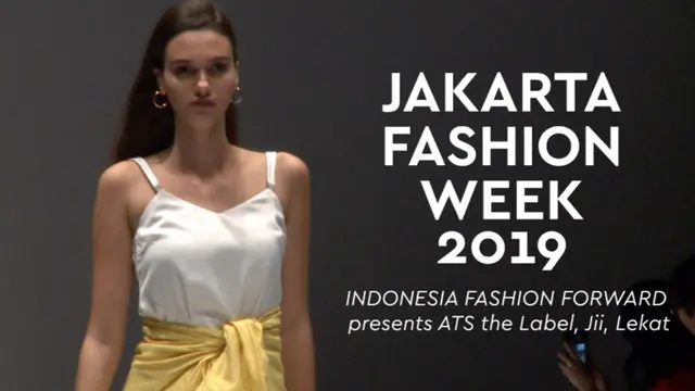 Terinspirasi cool dawn dan warm dust, Indonesia Fashion Forward menampilkan koleksi ATS The Label, Jii, dan Lekat.