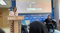 Diskusi Bertajuk “A Candid Conversation with Amb. Mona Juul on the Gaza Situation, Two-State Solution, and the Future of the Middle East” di Auditorium FPCI, Kamis (30/5/2024)