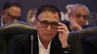 Ketua Umum PSSI, Mochamad Iriawan, memberikan keterangan usai KLB PSSI di Hotel Shangri-La, Jakarta, Minggu (2/11/2019). Iwan akan memimpin PSSI selama empat tahun, dari 2019 hingga 2023. (Bola.com/M Iqbal Ichsan)