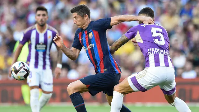 Foto: Benzema dan Lewandowski Tampil Mengesankan, Cetak Brace untuk Kemanangan Real Madrid dan Barcelona di Liga Spanyol