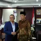 Ketua MPR Zulkifli Hasan bertemu Gubernur Nusa Tenggara Barat, Tuan Guru Bajang (TGB) Zainul Majdi, Rabu (9/5/2018). (Merdeka.com/Ahda Bayhaqi)
