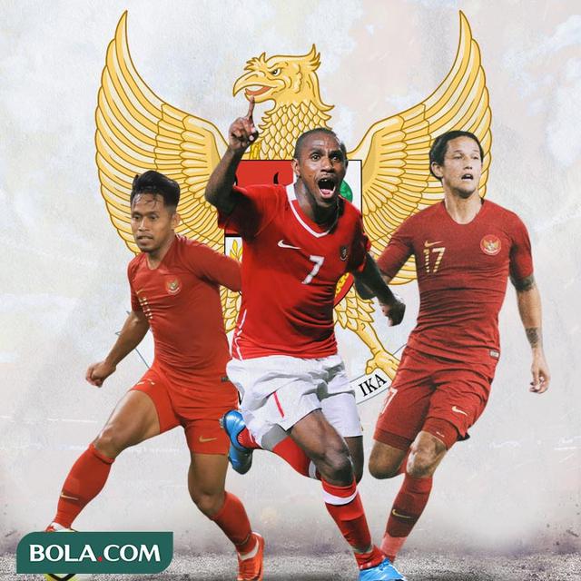 Timnas Indonesia - Andik Vermansah, Boaz Solossa, Irfan Bachdim