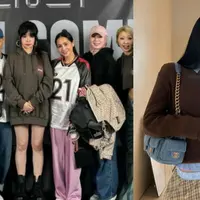 Nagita Slavina dan Jennie BLACKPINK tampil kembar dengan tas Chanel di konser 2NE1 (@raffinagita1717 @jennierubyjane)