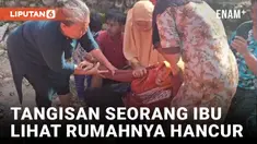 Rumahnya Disapu Banjir, Ibu di Pesisir Selatan Histeris