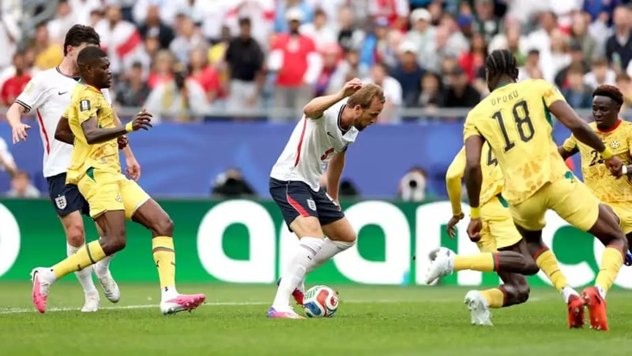 Harry Kane - Inggris vs Ghana