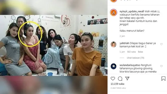 Foto Lucinta Luna. (Dok. Instagram @nyinyir_update_reeall)