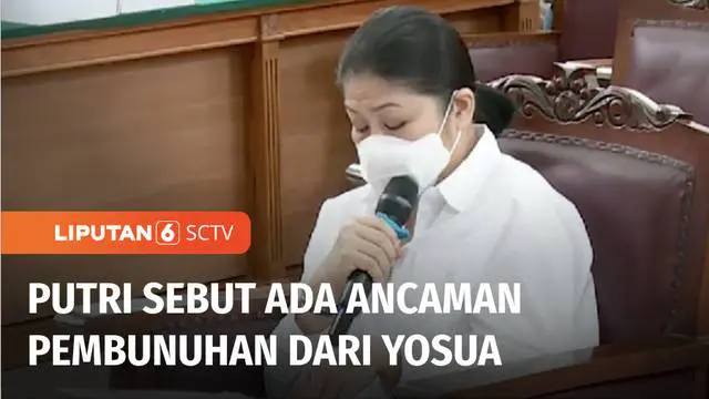 Pledoi, Putri Candrawathi terisak di ruang persidangan mengaku tak terlibat dalam kasus pembunuhan berencana Brigadir Yosua. Putri turut menyebut bahwa Yosua melecehkan dan mengancam akan membunuh orang-orang yang disayanginya.