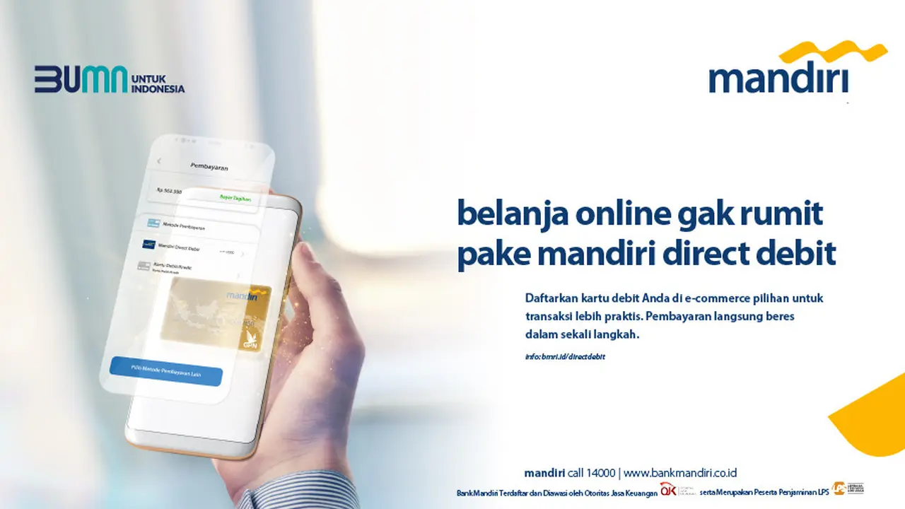 Baru Meluncur, Mandiri Direct Debit Sudah Tembus Transaksi Rp 5 Miliar