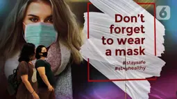 Pengunjung mengenakan masker saat berada di salah satu mal di Jakarta, Senin (16/6/2020). Di tengah pandemi virus corona COVID-19, warga diminta menerapkan protokol kesehatan yang berlaku. (Liputan6.com/Johan Tallo)