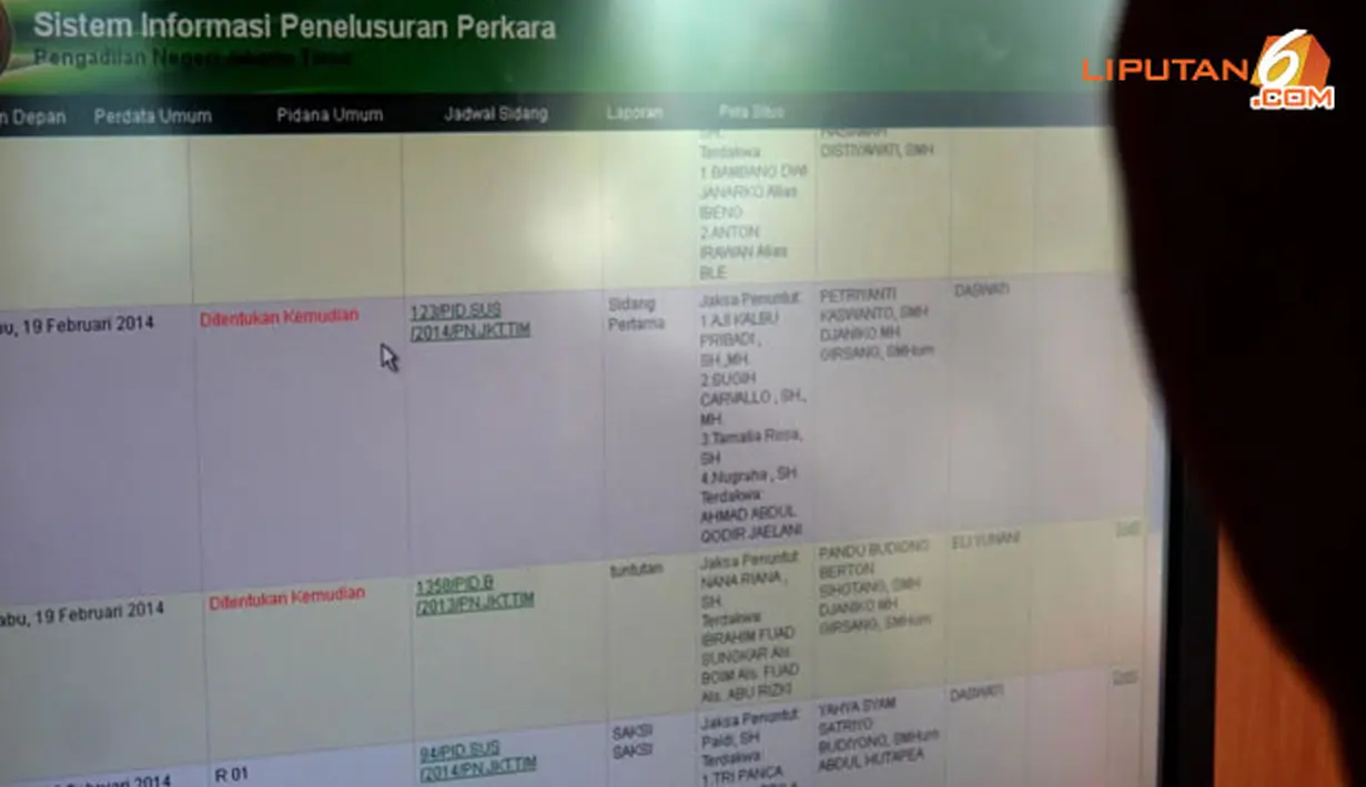 Sidang akhirnya ditunda hingga 25 Februari mendatang (Liputan6.com/Herman Zakharia) 