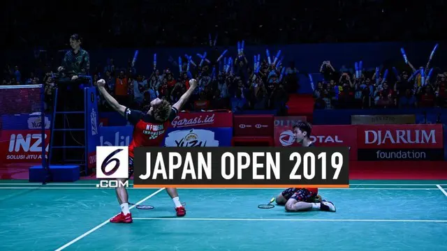 Unggulan pertama Kevin Sanjaya/Marcus Gideon mengalahkan He Ji Ting/Tan Qiang (China) untuk mencapai babak kedua Japan Open 2019. Ganda putra kebanggaan Indonesia itu berjaya 21-18, 21-12, di Musashino Forest Sport Plaza, Rabu (24/7/2019).