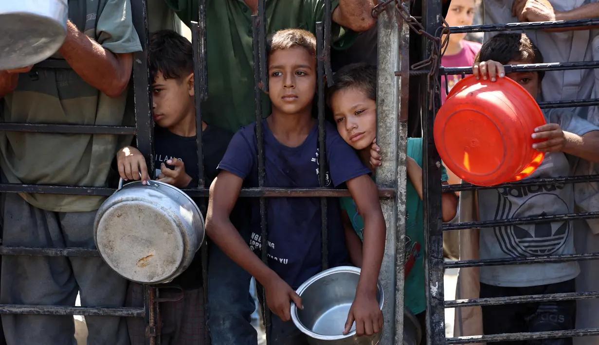 PBB menyebut kondisi ini terjadi akibat hambatan sistematis terhadap bantuan oleh Israel. (Omar AL-QATTAA/AFP)