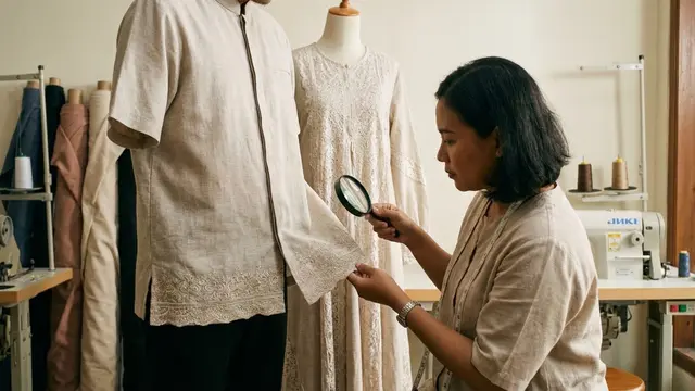 Tips Memilih Seragam Baju Lebaran yang Stylish dan Nyaman Dikenakan/Gemini AI
