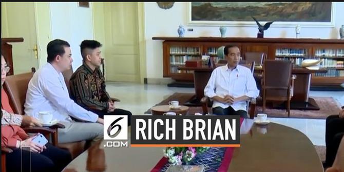 VIDEO: Jokowi Bertemu Rapper Rich Brian di Istana Bogor