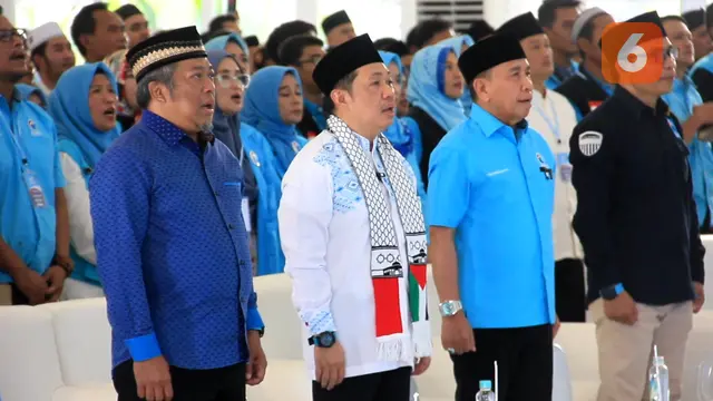 Anis Matta memberikan konsolidasi dalam dialog keumatan di Kota Sukabumi (Liputan6.com/Fira Syahrin).