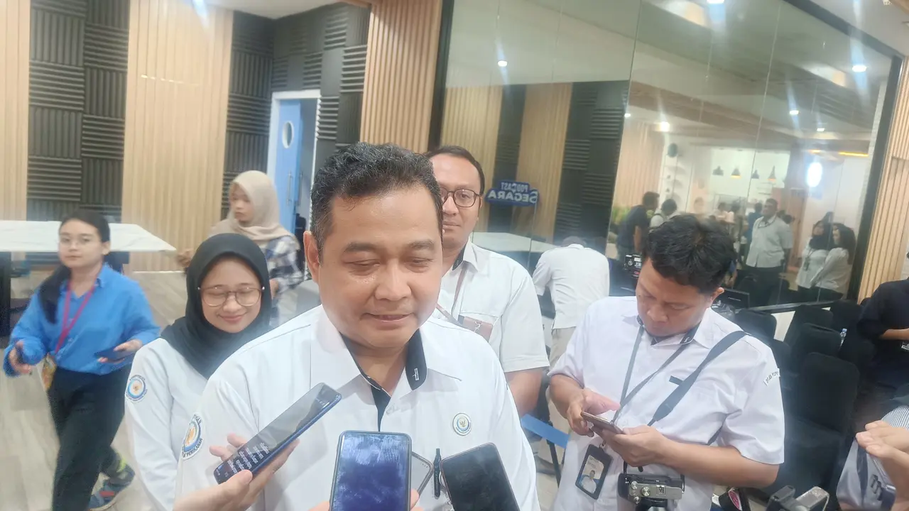 Direktur Pemasaran Ditjen Penguatan Daya Saing Produk Kelautan dan Perikanan (PDSPKP) Erwin Dwiyana mengungkap soal eskpor udang Indonesia. (Sulaeman/Merdeka.com)