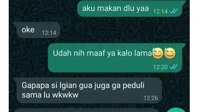 6 Chat Laporan Sudah Makan ke Gebetan Ini Endingnya Tidak Terduga