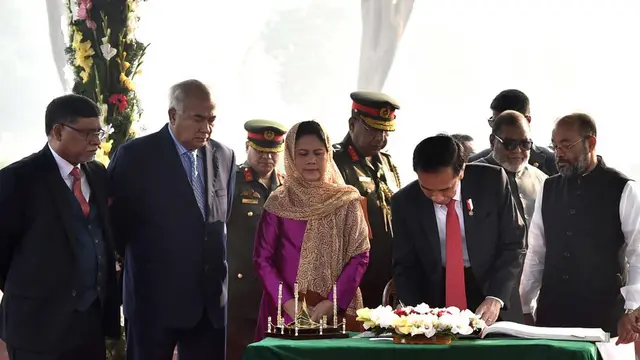 Jokowi di Bangladesh