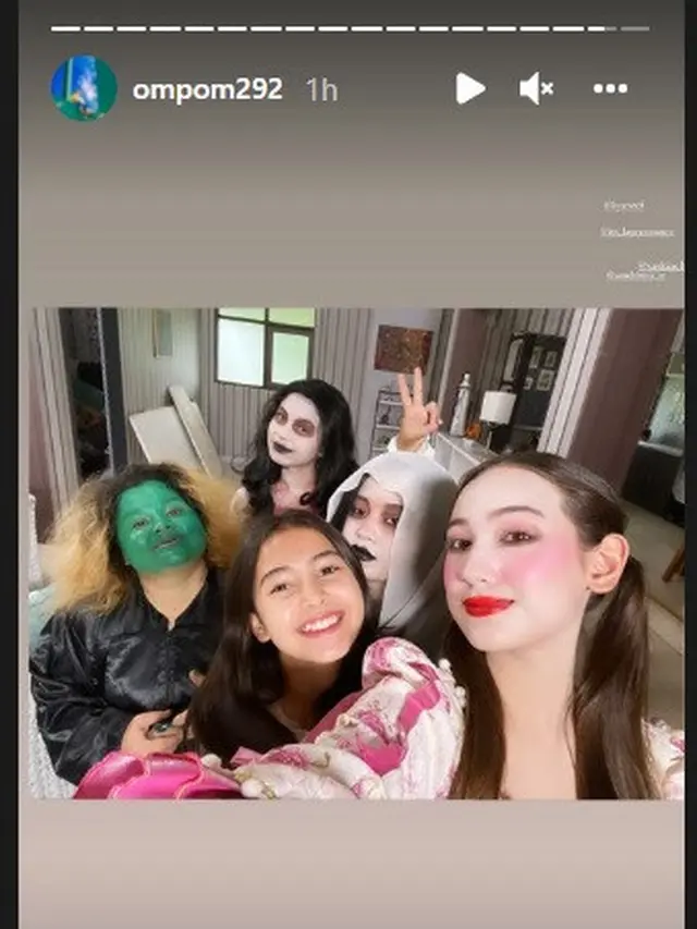 Bintang Dari Jendela SMP jadi hantu (Foto: Instagram/@ompom292)
