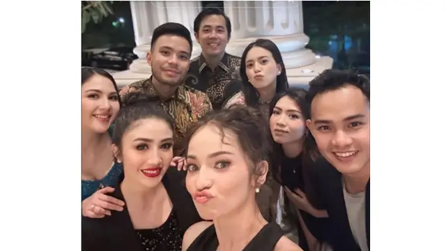 6 Potret Enzy, Jessica Mila dan Yuki Kato di Rangkaian Pernikahan Febby Rastanty