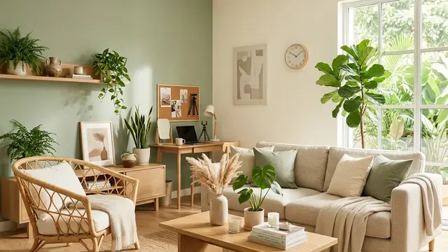 Warm White dan Sage Green yang Adem dan Natural